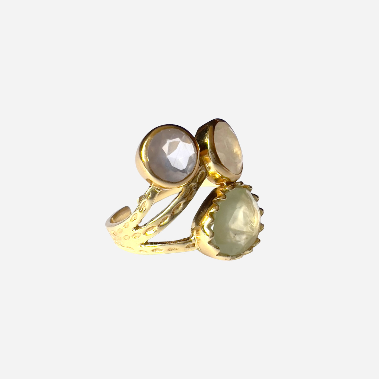 BAGUE PIERRES NATURELLES - SARA