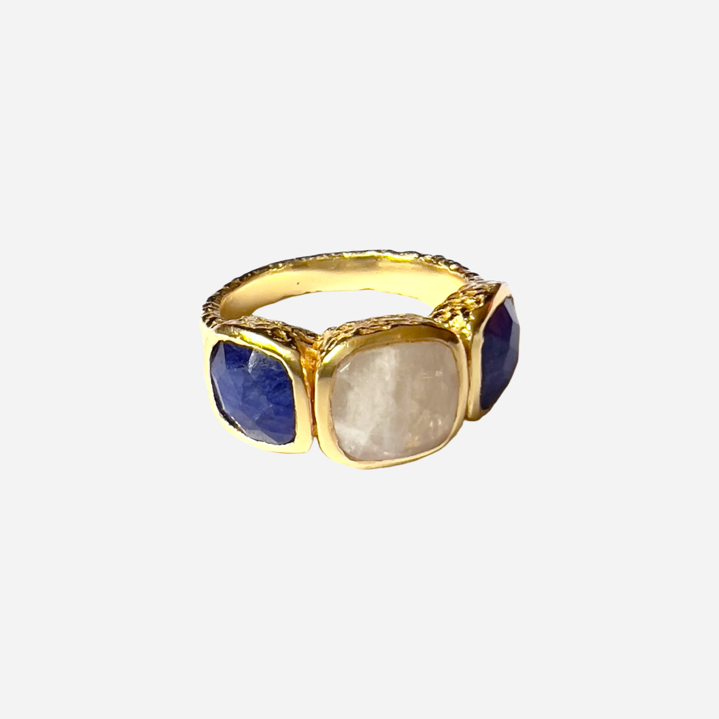 BAGUE PIERRES NATURELLES - TRIO